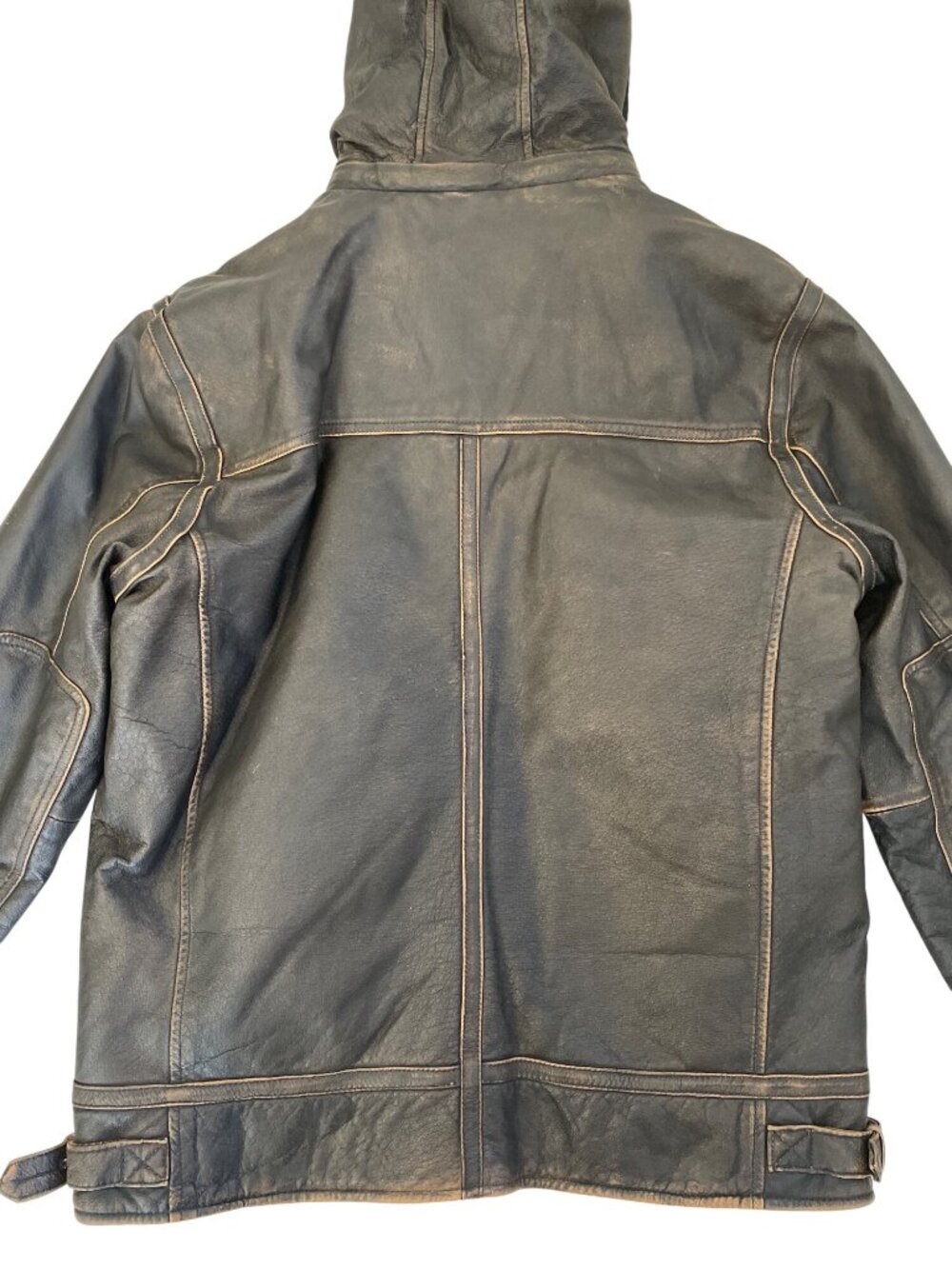 Wilson's Leather 100% Amelia Earhart Aviator Bomber Jacket Large Faux Fur - Picture 13 of 16